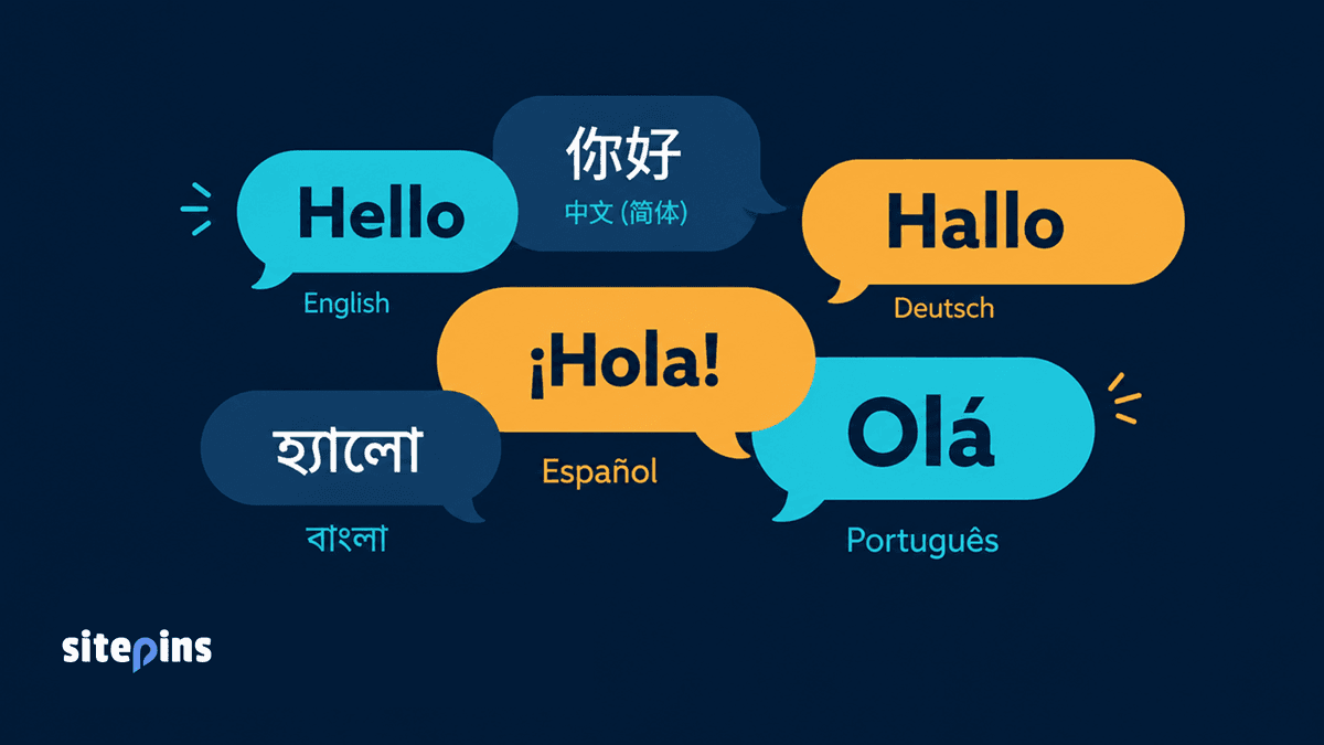 Sitepins Now Speaks Your Language: Native i18n Support Is Here