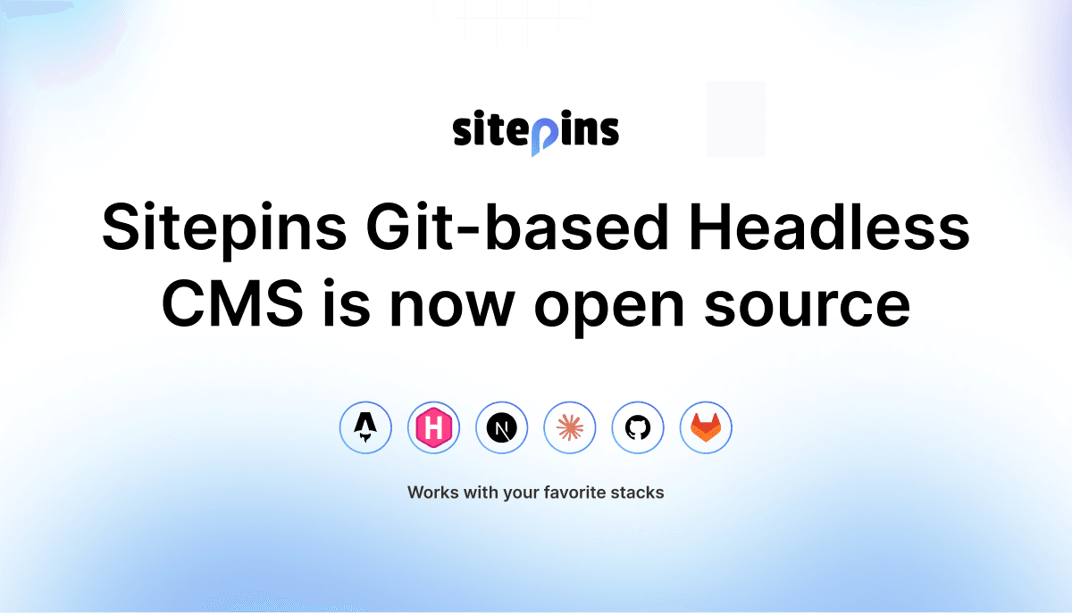 Sitepins CMS is now open source