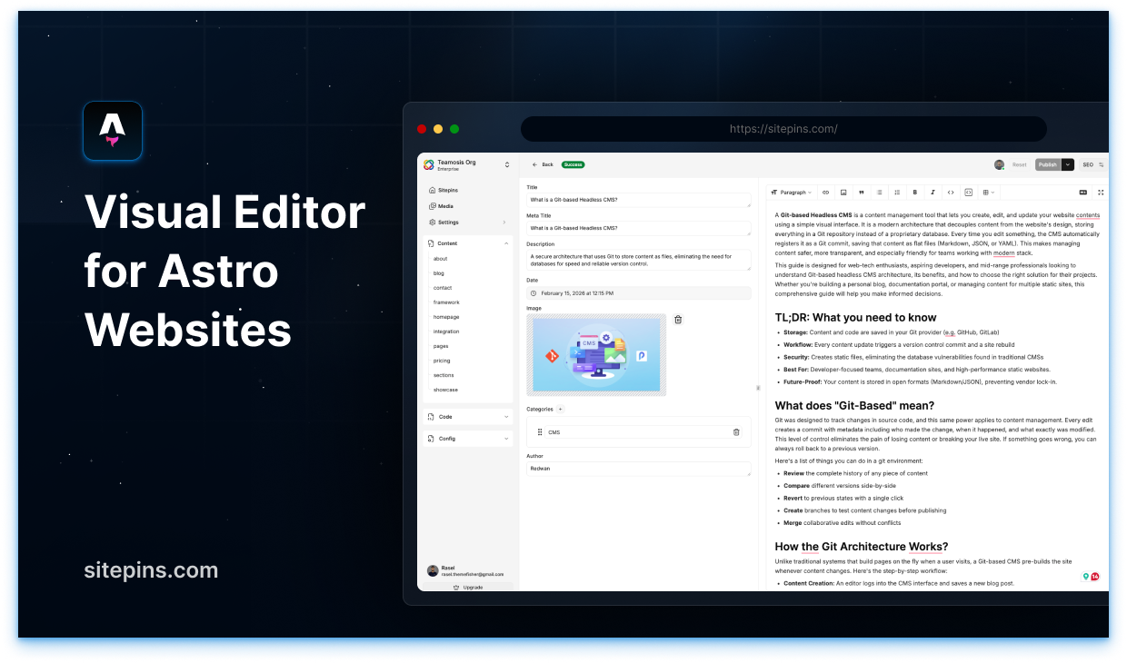 How to Give Your Astro Site a Visual Editor for Non-Technical Users